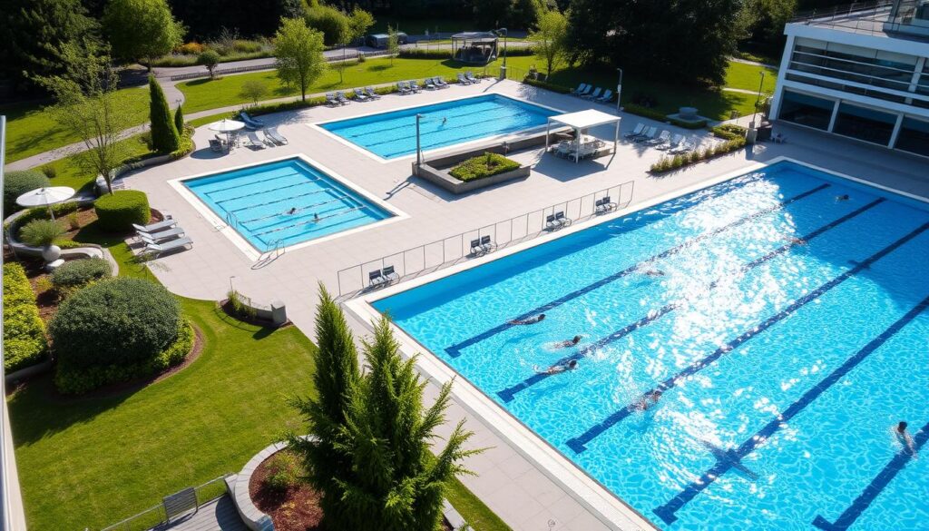 Rhein Main Therme Außenpool und Sportbecken