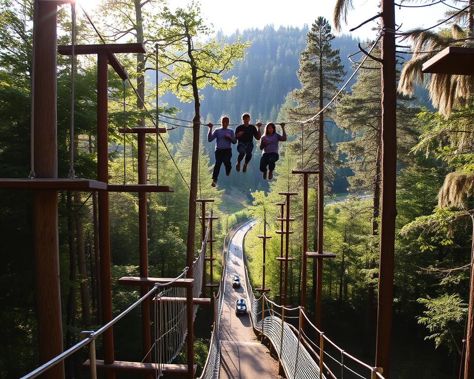 Kletterwald und Scharmützelbob Aktivitäten Kletterwald und Scharmützelbob Aktivitäten