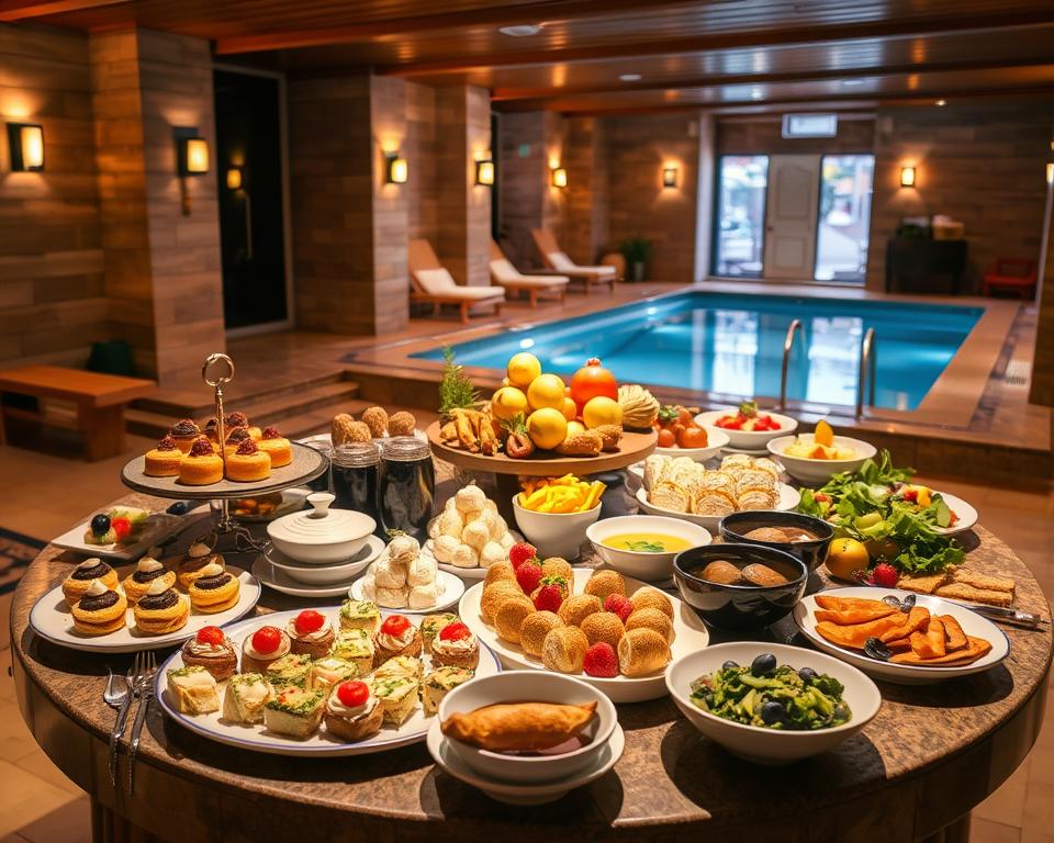 Kulinarische Verwöhnangebote in der Therme Kulinarische Verwöhnangebote in der Therme