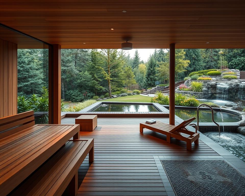 Saunalandschaft Wellness Bereiche