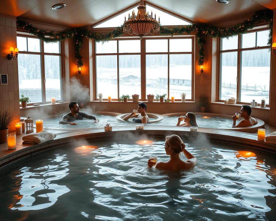 Erholung festliche Stimmung Therme